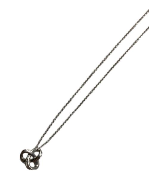 Ponte Vecchio（ポンテヴェキオ）Ponte Vecchio (ポンテヴェキオ) ダイヤモンドネックレス チェーンPT850刻印有/チャームPT999・0.04刻印 Natura シルバーの古着・服飾アイテム