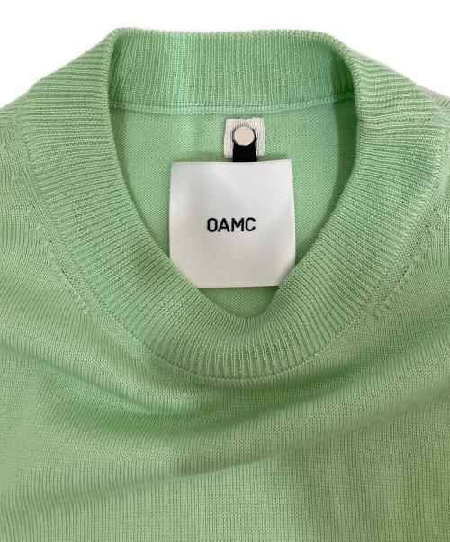 OAMC（オーエーエムシー）OAMC (オーエーエムシー) クルーネックニット グリーン サイズ:Mの古着・服飾アイテム