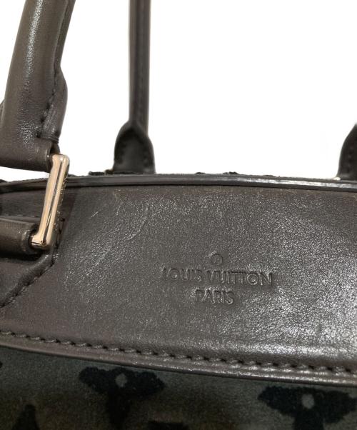 LOUIS VUITTON（ルイ ヴィトン）LOUIS VUITTON (ルイ ヴィトン) ルイ ヴィトン モノグラム タフタ―ジュ ドーヴィル キューブ ハンドバッグ スエード レザー M94332 グリーンの古着・服飾アイテム
