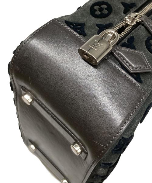 LOUIS VUITTON（ルイ ヴィトン）LOUIS VUITTON (ルイ ヴィトン) ルイ ヴィトン モノグラム タフタ―ジュ ドーヴィル キューブ ハンドバッグ スエード レザー M94332 グリーンの古着・服飾アイテム