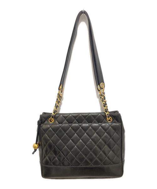 CHANEL（シャネル）CHANEL (シャネル) マトラッセ チェーンショルダー ラムスキン ブラックの古着・服飾アイテム