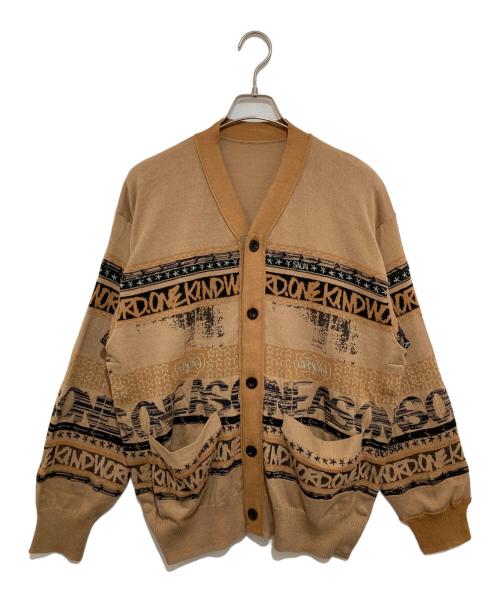 sacai（サカイ）sacai (サカイ) Eric Haze Jacquard Knit Cardigan ブラウン サイズ:2の古着・服飾アイテム