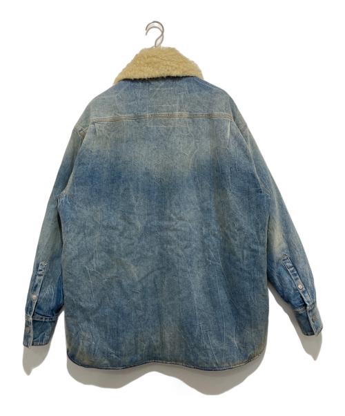 MM6 Maison Margiela（エムエムシックスメゾンマルジェラ）MM6 Maison Margiela (エムエムシックス メゾンマルジェラ) PADDED DENIM JACKET インディゴ サイズ:46の古着・服飾アイテム