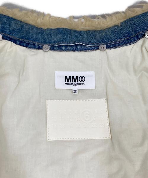 MM6 Maison Margiela（エムエムシックスメゾンマルジェラ）MM6 Maison Margiela (エムエムシックス メゾンマルジェラ) PADDED DENIM JACKET インディゴ サイズ:46の古着・服飾アイテム