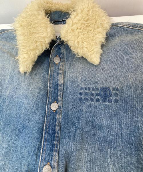 MM6 Maison Margiela（エムエムシックスメゾンマルジェラ）MM6 Maison Margiela (エムエムシックス メゾンマルジェラ) PADDED DENIM JACKET インディゴ サイズ:46の古着・服飾アイテム