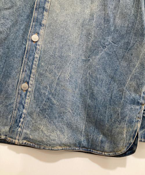 MM6 Maison Margiela（エムエムシックスメゾンマルジェラ）MM6 Maison Margiela (エムエムシックス メゾンマルジェラ) PADDED DENIM JACKET インディゴ サイズ:46の古着・服飾アイテム