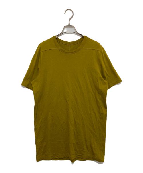 RICK OWENS（リックオウエンス）RICK OWENS (リックオウエンス) Level T-Shirt イエロー サイズ:Mの古着・服飾アイテム