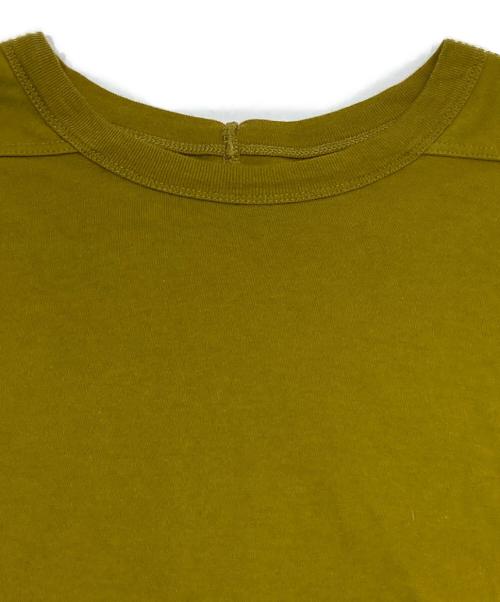 RICK OWENS（リックオウエンス）RICK OWENS (リックオウエンス) Level T-Shirt イエロー サイズ:Mの古着・服飾アイテム