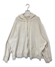 GRAY CHORD（グレイ コード）の古着「PAUL ZIP HOODIE（ポールジップフーディ）　233GC02206MWH　　FRAMeWORK取扱」｜ベージュ