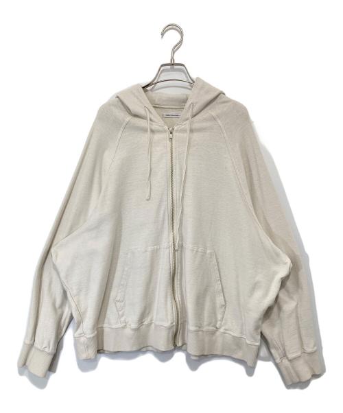 GRAY CHORD（グレイ コード）GRAY CHORD (グレイ コード) PAUL ZIP HOODIE（ポールジップフーディ）　233GC02206MWH　　FRAMeWORK取扱 ベージュの古着・服飾アイテム
