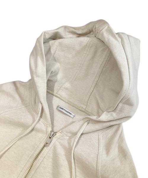 GRAY CHORD（グレイ コード）GRAY CHORD (グレイ コード) PAUL ZIP HOODIE（ポールジップフーディ）　233GC02206MWH　　FRAMeWORK取扱 ベージュの古着・服飾アイテム