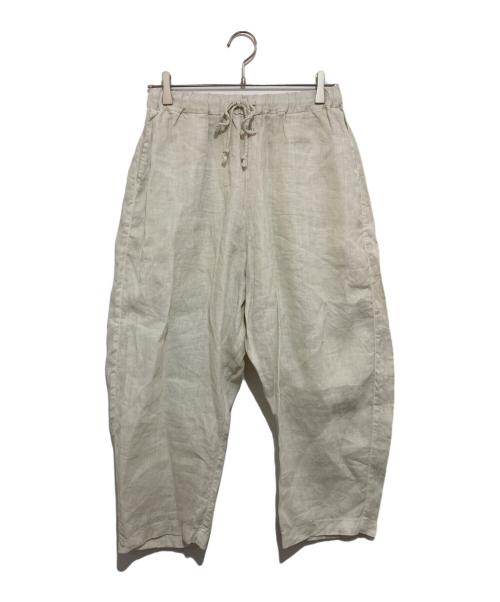 MITTAN（ミッタン）MITTAN (ミッタン) イージーリネンパンツ ベージュ サイズ:サイズ2の古着・服飾アイテム