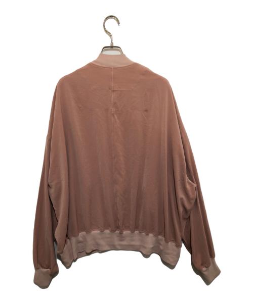 NO CONTROL AIR（ノーコントロールエアー）NO CONTROL AIR (ノーコントロールエアー) ポリエステルパウダータッチツイル ショートブルゾン ピンク サイズ:Mの古着・服飾アイテム