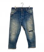 VISVIMビズビム）の古着「HAKAMA PANTS CRASH」｜インディゴ