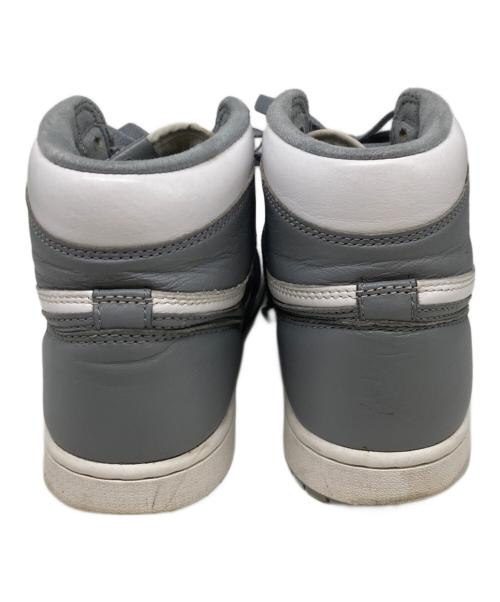NIKE（ナイキ）NIKE (ナイキ) AIR JORDAN 1 RETRO HIGH OG エア ジョーダン 1 レトロ ハイ オリジナル ステルス/ブラック-セイル 555088-037 グレー サイズ:26㎝の古着・服飾アイテム