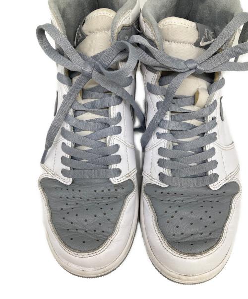 NIKE（ナイキ）NIKE (ナイキ) AIR JORDAN 1 RETRO HIGH OG エア ジョーダン 1 レトロ ハイ オリジナル ステルス/ブラック-セイル 555088-037 グレー サイズ:26㎝の古着・服飾アイテム
