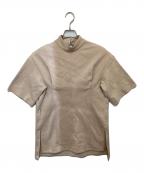 Mame Kurogouchiマメクロゴウチ）の古着「ITAJIME SHIBORI COTTON FACE TOP」｜ピンク