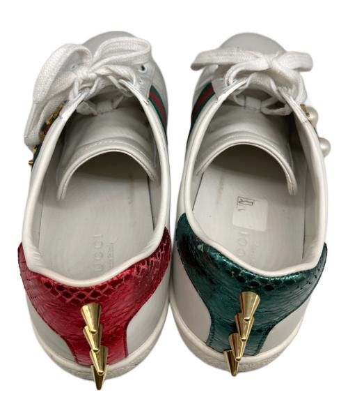 GUCCI（グッチ）GUCCI (グッチ) スニーカー ホワイト サイズ:36 1/2の古着・服飾アイテム