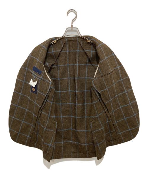 LARDINI（ラルディーニ）LARDINI (ラルディーニ) 3B ホップサックジャケット IBRP47590 / テーラードジャケット ブラウン サイズ:42の古着・服飾アイテム
