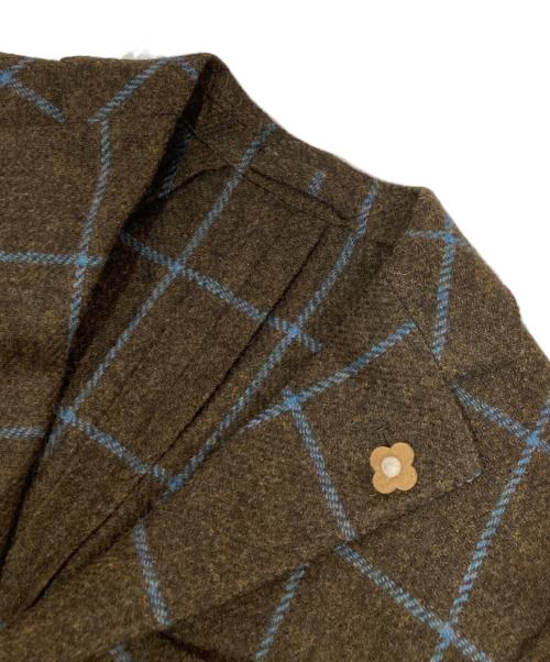 LARDINI（ラルディーニ）LARDINI (ラルディーニ) 3B ホップサックジャケット IBRP47590 / テーラードジャケット ブラウン サイズ:42の古着・服飾アイテム