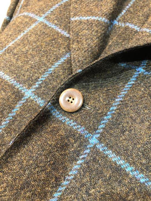 LARDINI（ラルディーニ）LARDINI (ラルディーニ) 3B ホップサックジャケット IBRP47590 / テーラードジャケット ブラウン サイズ:42の古着・服飾アイテム