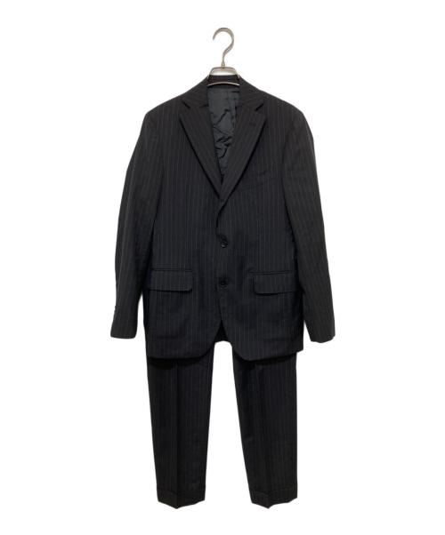 LARDINI（ラルディーニ）LARDINI (ラルディーニ) ストライプ段返り3Bセットアップスーツ グレー サイズ:44の古着・服飾アイテム