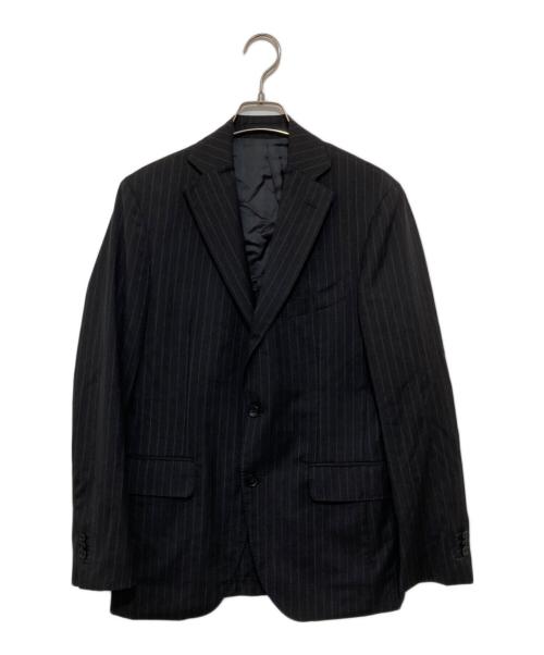 LARDINI（ラルディーニ）LARDINI (ラルディーニ) ストライプ段返り3Bセットアップスーツ グレー サイズ:44の古着・服飾アイテム