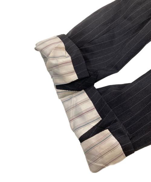 LARDINI（ラルディーニ）LARDINI (ラルディーニ) ストライプ段返り3Bセットアップスーツ グレー サイズ:44の古着・服飾アイテム