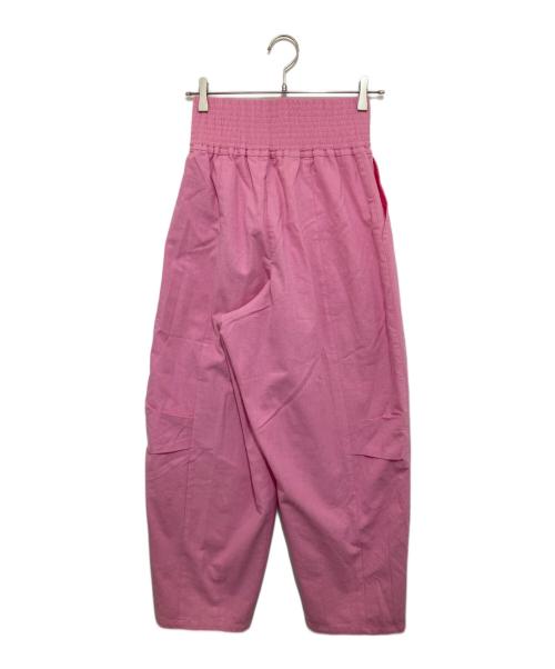 CAVEZA ROSSO（カベサ ロッソ）CAVEZA ROSSO (カベサ ロッソ) コットンリネンハイウエストバルーンパンツ ピンク サイズ:36の古着・服飾アイテム