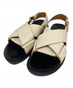 MARNIマルニ）の古着「フスベッドサンダル」｜ベージュ