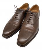 Crockett & Jones×BARNEYS NEWYORKクロケット＆ジョーンズ×バーニーズ・ニューヨーク）の古着「ストレートチップシューズ」｜ベージュ
