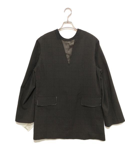 PRANK PROJECT（プランクプロジェクト）PRANK PROJECT (プランクプロジェクト) Back to Front Mini Dress ブラウン サイズ:FREEの古着・服飾アイテム