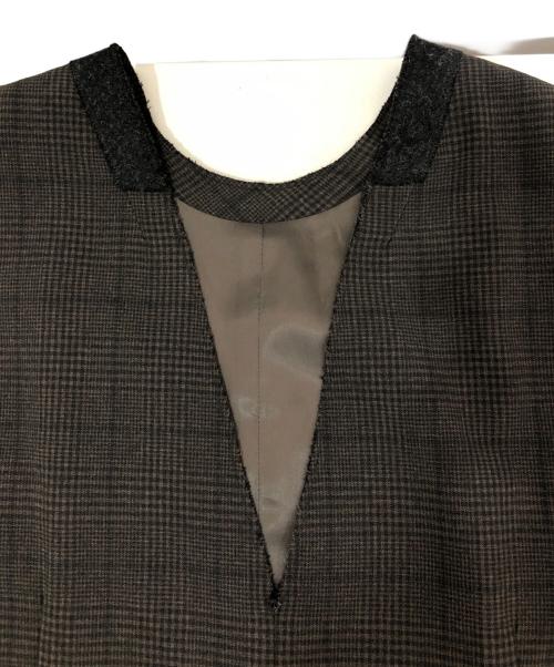 PRANK PROJECT（プランクプロジェクト）PRANK PROJECT (プランクプロジェクト) Back to Front Mini Dress ブラウン サイズ:FREEの古着・服飾アイテム