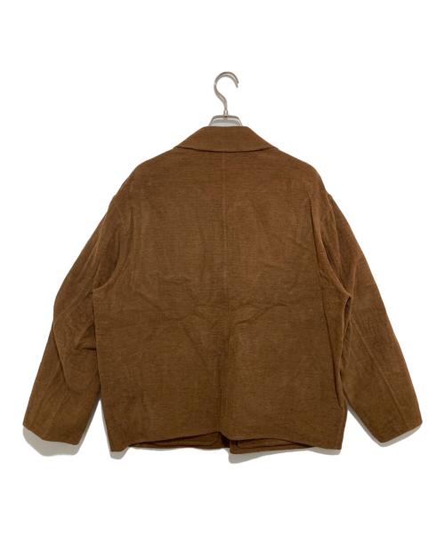 AURALEE（オーラリー）AURALEE (オーラリー) COTTON MOLE MELTON HANDSEWN BLOUSON ブラウン サイズ:3の古着・服飾アイテム