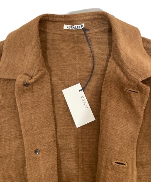 AURALEE（オーラリー）AURALEE (オーラリー) COTTON MOLE MELTON HANDSEWN BLOUSON ブラウン サイズ:3の古着・服飾アイテム