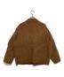 AURALEE (オーラリー) COTTON MOLE MELTON HANDSEWN BLOUSON ブラウン サイズ:3：35000円