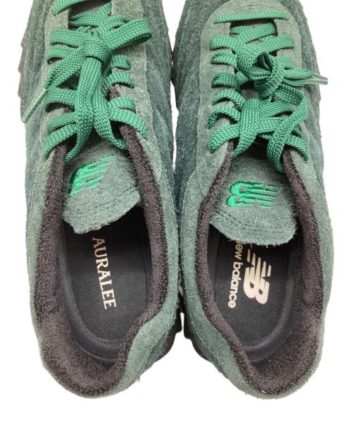 NEW BALANCE（ニューバランス）NEW BALANCE (ニューバランス) AURALEE (オーラリー) ローカットスニーカー グリーン サイズ:27.5の古着・服飾アイテム