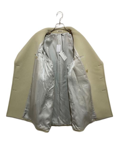 AURALEE（オーラリー）AURALEE (オーラリー) SPONGE WOOL MELTON P-COAT イエロー サイズ:3の古着・服飾アイテム