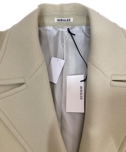 AURALEE（オーラリー）AURALEE (オーラリー) SPONGE WOOL MELTON P-COAT イエロー サイズ:3の古着・服飾アイテム