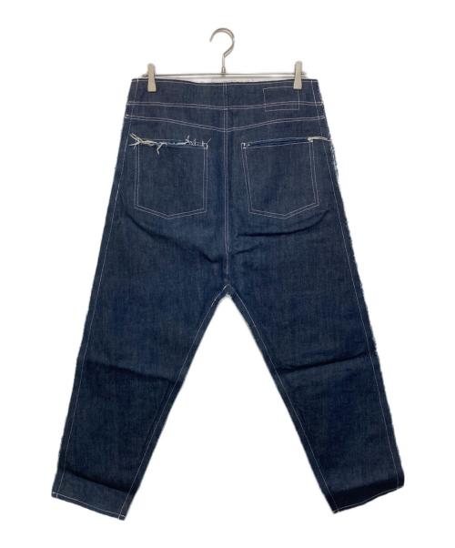 CAMIEL FORTGENS（カミエルフォートヘンス）CAMIEL FORTGENS (カミエルフォートヘンス) カットオフデニムパンツ インディゴ サイズ:XSの古着・服飾アイテム