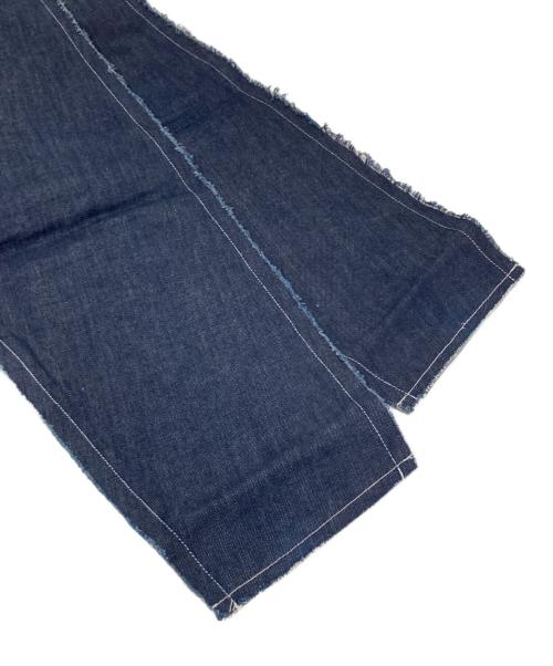 CAMIEL FORTGENS（カミエルフォートヘンス）CAMIEL FORTGENS (カミエルフォートヘンス) カットオフデニムパンツ インディゴ サイズ:XSの古着・服飾アイテム