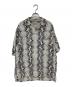 WACKO MARIA（ワコマリア）の古着「パイソン柄アロハシャツ」｜ブラック×ホワイト