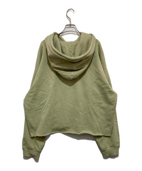 MM6 Maison Margiela（エムエムシックスメゾンマルジェラ）MM6 Maison Margiela (エムエムシックス メゾンマルジェラ) クロップドパーカー グリーン サイズ:Mの古着・服飾アイテム