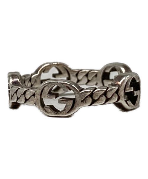 GUCCI（グッチ）GUCCI (グッチ) インターロッキングチェーン リング シルバー サイズ:11号の古着・服飾アイテム