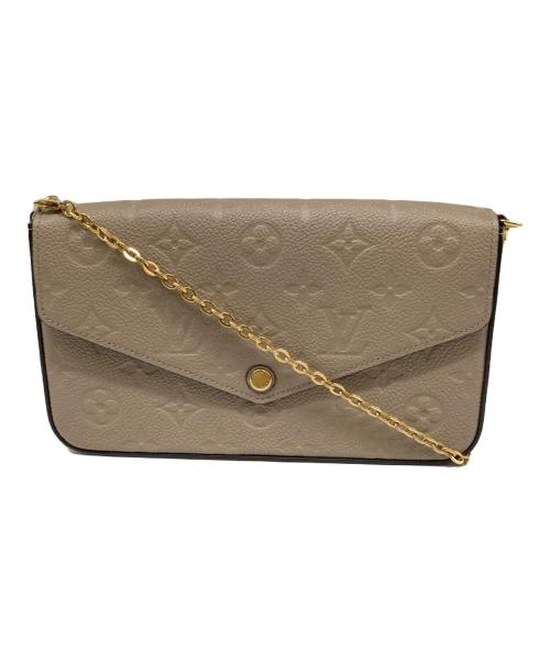 LOUIS VUITTON（ルイ ヴィトン）LOUIS VUITTON (ルイ ヴィトン) ルイヴィトン モノグラム アンプラント ポシェット フェリシー M68697 ショルダーバッグ ベージュの古着・服飾アイテム
