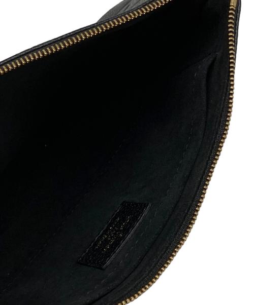 LOUIS VUITTON（ルイ ヴィトン）LOUIS VUITTON (ルイ ヴィトン) ルイ ヴィトン モノグラムアンプラント ミュルティポシェット アクセソワール M80399 モノグラムアンプラントレザー ブラックの古着・服飾アイテム