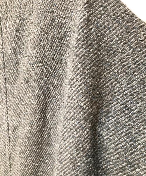 TAKAHIROMIYASHITA TheSoloIst.（タカヒロミヤシタ ザソロイスト）TAKAHIROMIYASHITA TheSoloIst. (タカヒロミヤシタ ザソロイスト) ウールブレンドポンチョ　sj.0020AW15  グレー サイズ:記載なしの古着・服飾アイテム