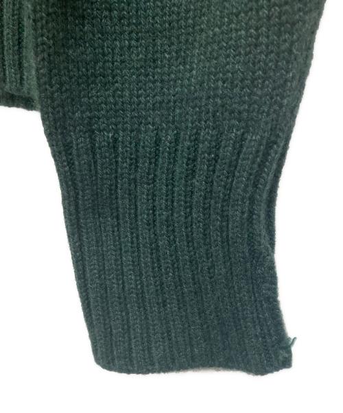 HEUGN（ユーゲン）HEUGN (ユーゲン) カシミヤVネックニット グリーン サイズ:2の古着・服飾アイテム