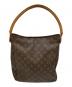 LOUIS VUITTON (ルイ ヴィトン) LOUIS VUITTON ルイ・ヴィトン ルーピングGM バッグ モノグラム M51145 ブラウン：40000円