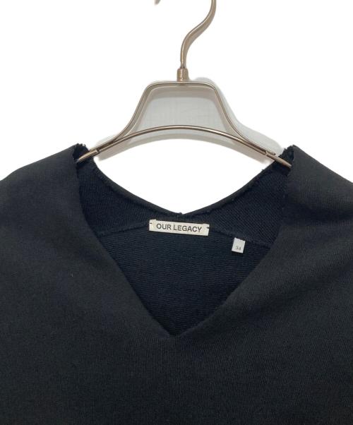 OUR LEGACY（アワーレガシー）OUR LEGACY (アワーレガシー) スキッパーカットソー ブラック サイズ:34の古着・服飾アイテム